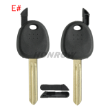 For Hyundai transponder key blank