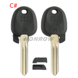 For Hyundai transponder key blank