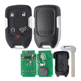 For Chevrolet 4+1 button remote key with PCF7941E NCF2951xETT 46E CHIP 433.92MHz ASK FCC ID:HYQ1EA P/N:13508398/13529632