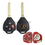 XHORSE VVDI for TOYOTA TYPE UNIVERSAL REMOTE KEY 4 BUTTONS – WIRED  PN: XKTO22EN