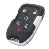 For Chevrolet 4+1 button remote key with PCF7941E NCF2951xETT 46E CHIP 433.92MHz ASK FCC ID:HYQ1EA P/N:13508398/13529632