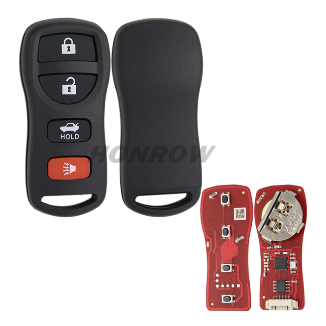 Xhorse XKNI20EN Wire Remote Key Nissan Separate 4 Buttons English