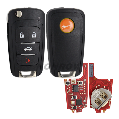 XHORSE VVDI for GM FLIP KEY TYPE UNIVERSAL REMOTE KEY 4 BUTTONS – WIRELESS  PN :XNBU21EN