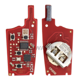 Xhorse VVDI  For Audi Type Universal Remote Flip Key 3+1 Buttons Wireless XNAU22EN