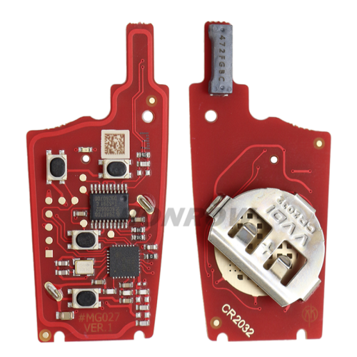 Xhorse VVDI  For Audi Type Universal Remote Flip Key 3+1 Buttons Wireless XNAU22EN