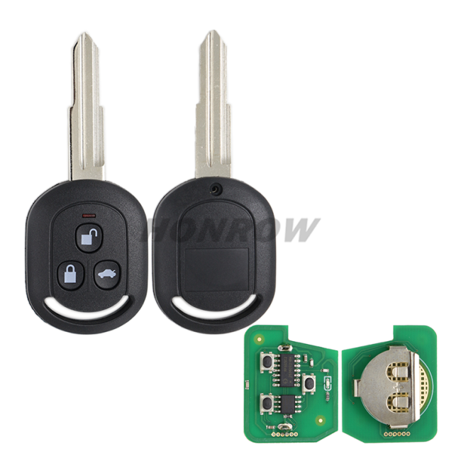 For Chevrolet  3 button remote key with 433Mhz ASK 4D60 Chip Fccid: SAKS-01TX