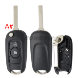For Opel 2/3 button remote key blank