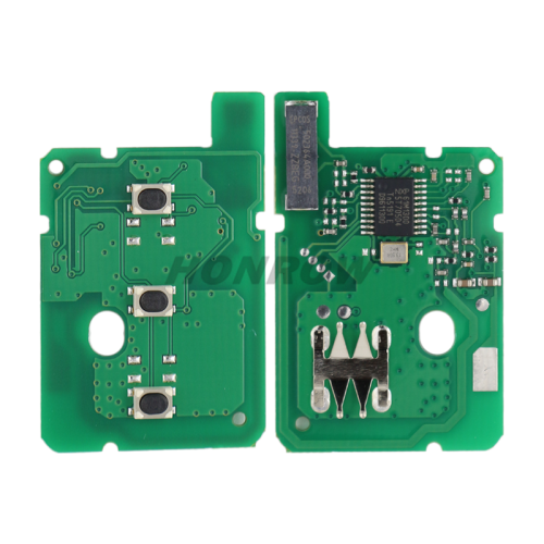 For Renault 3B remote key with 434mhz PCF7961M(HITAG AES)chip for Renault Sandero Dacia Logan please choose the key blade style