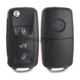 For VW 3+1 button Keyless-go Remote Key 315MHz ID48 Chip Fob for Volkswagen 2011-2017 (Models with Prox) P/N: NBG010206T 5K0837202AK