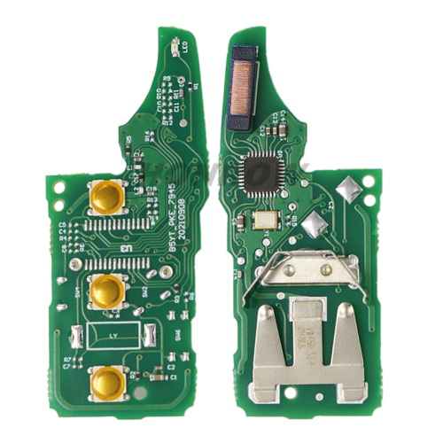 For VW MQB 3B flip remote key with ID48 chip-434mhz ASK model