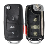 For VW 3+1 button Keyless-go Remote Key 315MHz ID48 Chip Fob for Volkswagen 2011-2017 (Models with Prox) P/N: NBG010206T 5K0837202AK