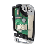 For VW MQB platform 3 button flip remote key  unkeyless-go with ID48 chip-434mhz & HU66 blade