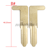 For Renault Megane4 emergency key blade