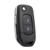 For Aftermarket Renault Captur Megane3 2 button flip remote key Hitag AES 4A PCF7961M chip with 434mhz  FCCID:CWTWB1G767