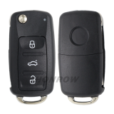 For VW MQB 3B flip remote key with ID48 chip-434mhz ASK model