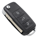 For VW 3+1 button Keyless-go Remote Key 315MHz ID48 Chip Fob for Volkswagen 2011-2017 (Models with Prox) P/N: NBG010206T 5K0837202AK