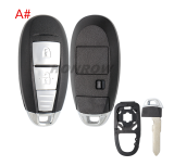 For new Suzuki 2/3 button remote key blank L1 type without logo