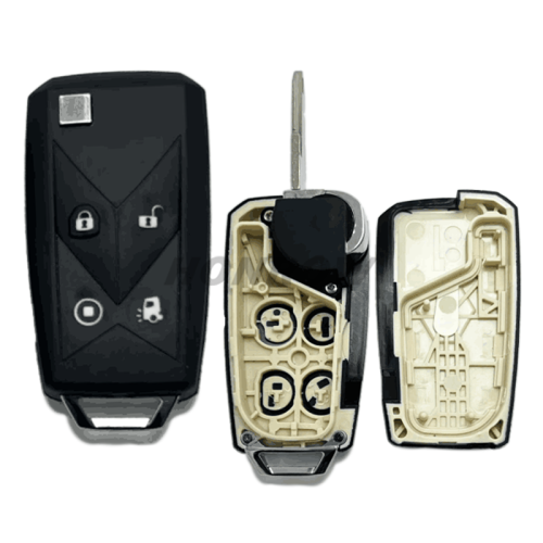 For Renault 4 button Truck Key shell without logo