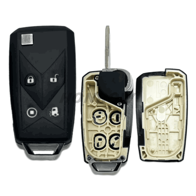 For Renault 4 button Truck Key shell without logo