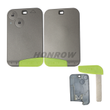 For Renault Laguna 2 Button Remote Key Blank No Logo(no need glue to close it)
