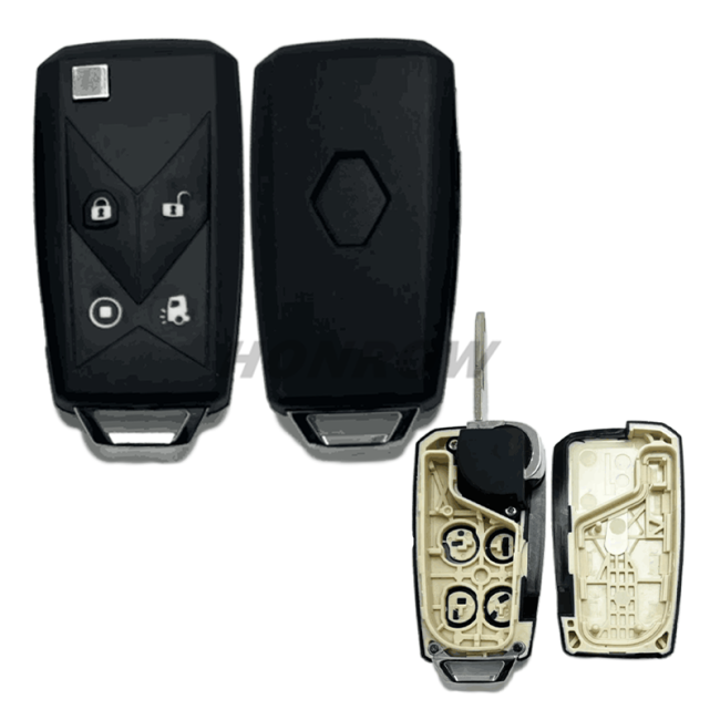 For Renault 4 button Truck Key shell