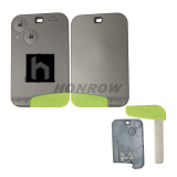 For Renault Laguna 2 Button Remote Key Blank(no need glue to close it)