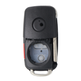 For V 4+1 button flip remote  key shell