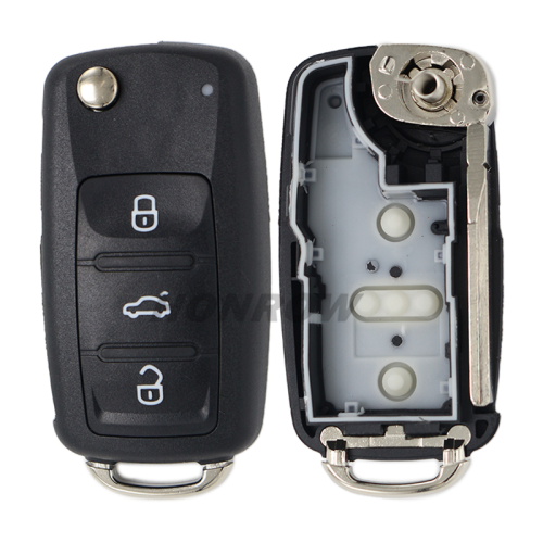 For V 3 button key blank new model after 2011 with pin