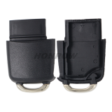 For V 3 button remote key blank without battery clamp, the blade is HU66. (the key head connect face is square)