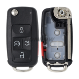 For V 4+1 button flip remote  key shell