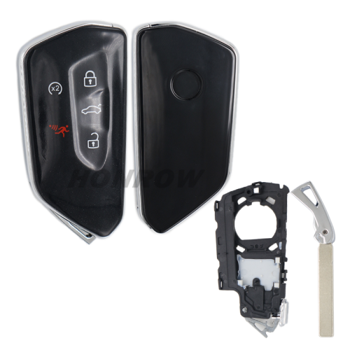For  VW Skoda 5 button smart remote key blank