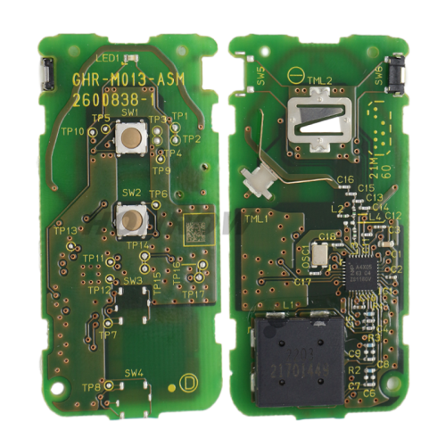 For Original Mitsubishi eclipse cross 2 button remote key with 433MHz 02741-18-05242  FCCID：GHR-M014