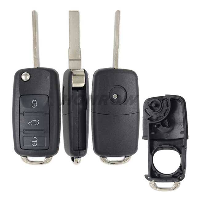For V Touareg 3 button remote key blank