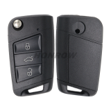 For V 3 button remote key shell