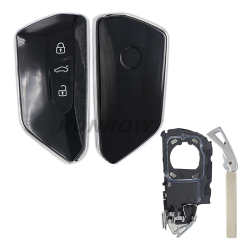 For  VW Skoda 3 button smart remote key blank