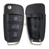 Xhorse XKA620EN Wire Remote Key Audi A6L Q7 Flip 3 buttons