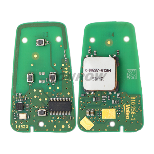 For Peugeot Expert 4 button remote key with 433mhz 4A HITAG AES chip