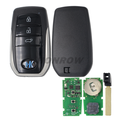 KEYDIY TIB01-3 with 8A 4D chip for KD-X2 KD MAX KDX4 Car Key Remote Fit More than 2000 Models