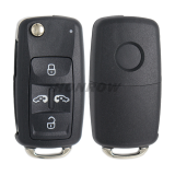 For V 4 button flip remote  key blank