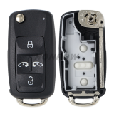 For V 4 button flip remote  key blank