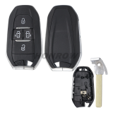 For Peugeot 4 button remote Key Shell with VA2 307 blade