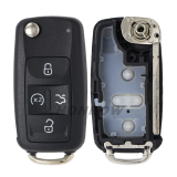 For V 4 button flip remote  key blank