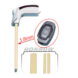 For BYD Insert Emergency Car Key Blade 1.8mm Thickness  For BYD G6 Song