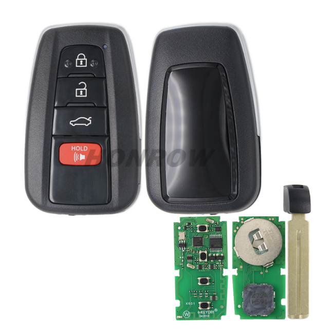 KEYDIY TIB36-4 with 8A 4D chip for KD-X2 KD MAX KDX4 Car Key Remote Fit More than 2000 Models