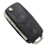 For V 3 button remote key blank