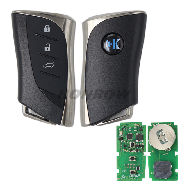 KEYDIY TIB42-3 with 8A 4D chip for KD-X2 KD MAX KDX4 Car Key Remote Fit More than 2000 Models