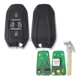For Peugeot Expert 4 button remote key with 433mhz 4A HITAG AES chip