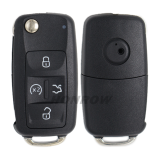For V 4 button flip remote  key blank