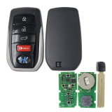KEYDIY TIB01-4 with 8A 4D chip for KD-X2 KD MAX KDX4 Car Key Remote Fit More than 2000 Models
