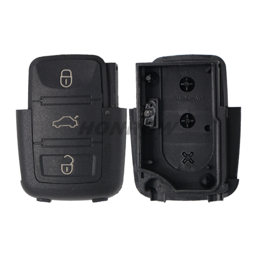 For V 3 button remote key blank